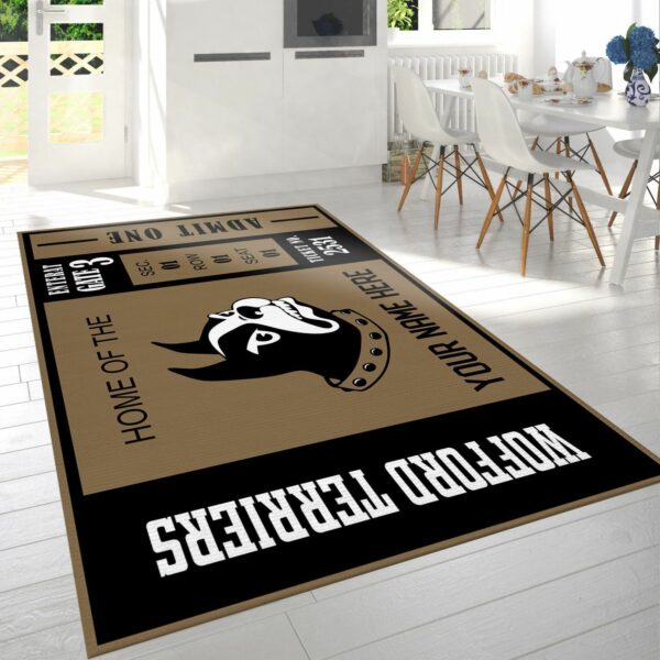 Wofford Terriers Ncaa Customizable Type 8572 Rug Area Carpet Living Room Home Decor