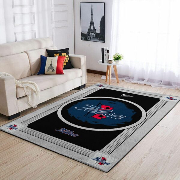 Tulsa Golden Hurricane Ncaa Team Logo Nice Type 8620 Rug Area Carpet Home Decor Living Room