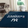 New York Yankees Mlb Baseball Team Logo Type 8703 Rug Area Carpet Living Room Home Decor