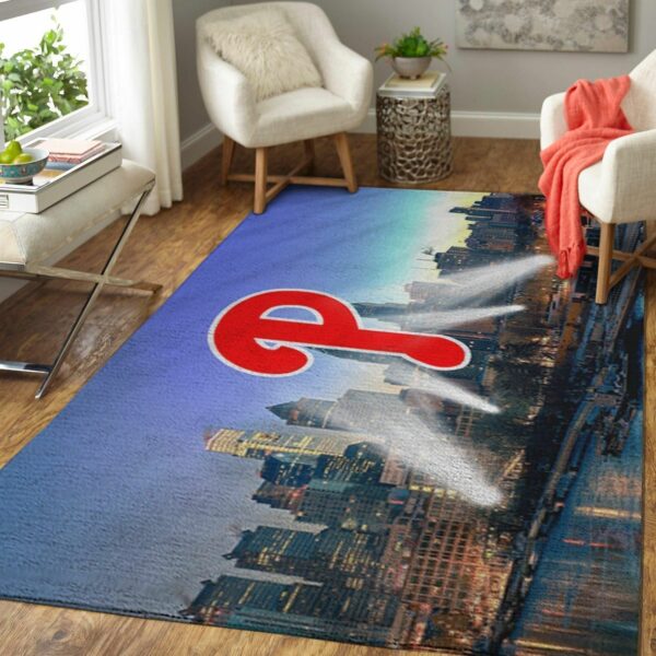 Philadelphia Phillies Mlb Baseball Custom Type 8753 Rug Home Decor Area Carpet Living Room