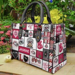 Ohio State Buckeyes 2g Women Leather Hand Bag