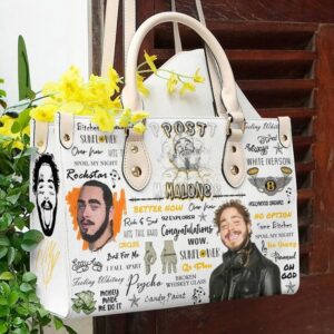 Post Malone Women Leather Hand Bag