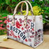 Boston Red Sox Women Leather Hand Bag