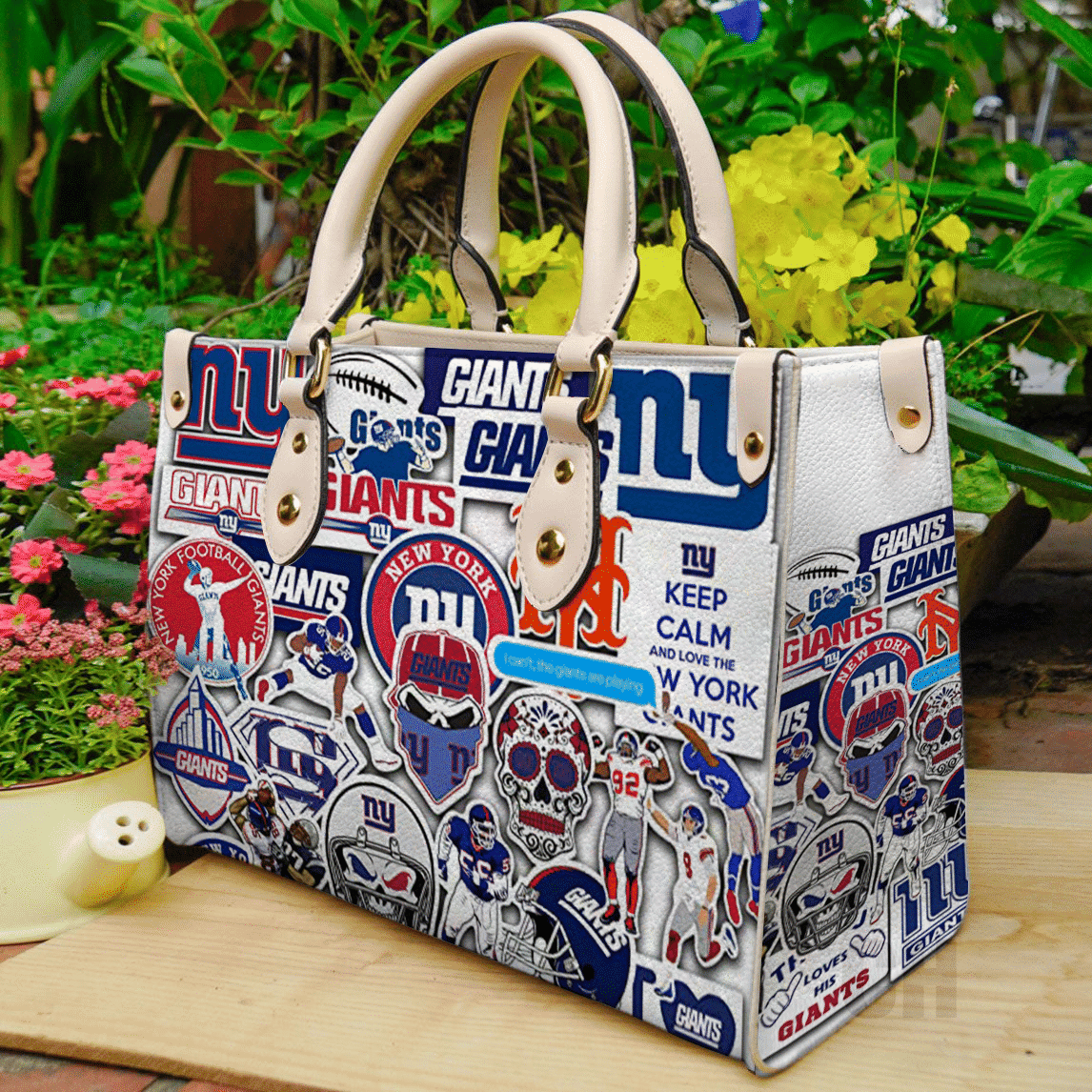 New York Giants Women Leather Hand Bag