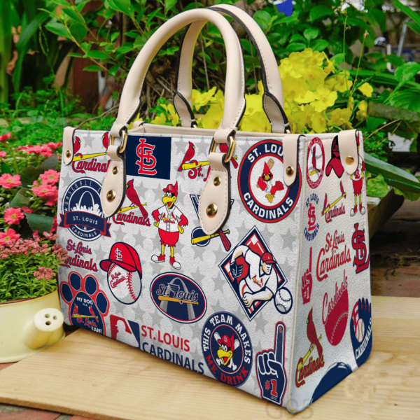 St Louis Cardinals Women Leather Hand Bag