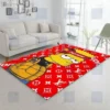 Louis Vuitton Supreme Rectangle Rug Area Carpet Luxury Door Mat Fashion Brand Home Decor