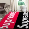 Supreme Rectangle Rug Door Mat Luxury Fashion Brand Home Decor Area Carpet