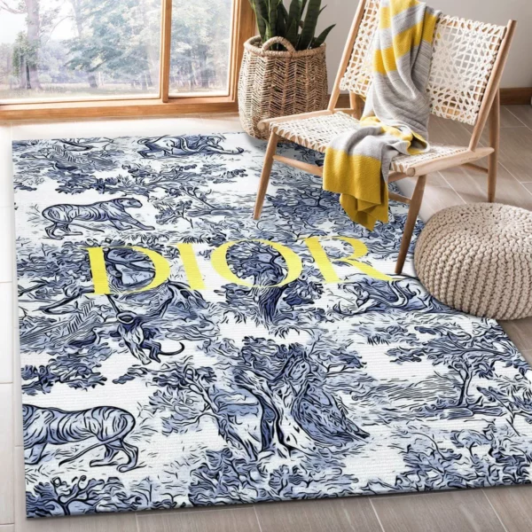 Dior Rectangle Rug Door Mat Luxury Home Decor Area Carpet Fashion Brand