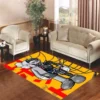 Kaws Yellow Cartoon s Rectangle Rug Area Carpet Luxury Home Decor Fashion Brand Door Mat