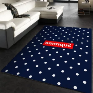 Supreme X Cdg Rectangle Rug Fashion Brand Area Carpet Door Mat Luxury Home Decor