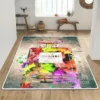 Coco Chanel Paris Rectangle Rug Home Decor Luxury Area Carpet Fashion Brand Door Mat