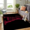 Louis Vuitton Roses Rectangle Rug Door Mat Fashion Brand Luxury Home Decor Area Carpet