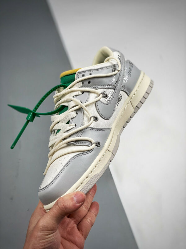 Off-White x Nike Dunk Low 25 of 50 Sail Neutral Grey Pale Ivory For Sale