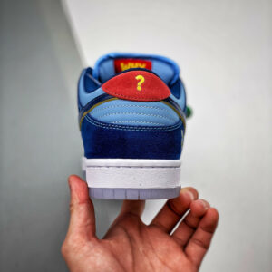 Why So Sad x Nike SB Dunk Low Coastal Blue Light Blue-Yellow-Red DX5549-400 For Sale