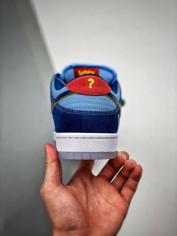 Why So Sad x Nike SB Dunk Low Coastal Blue Light Blue-Yellow-Red DX5549-400 For Sale