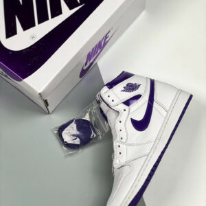 Air Jordan 1 High OG White Court Purple For Sale