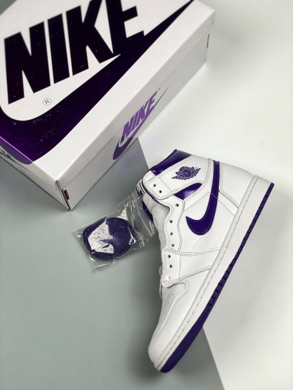 Air Jordan 1 High OG White Court Purple For Sale