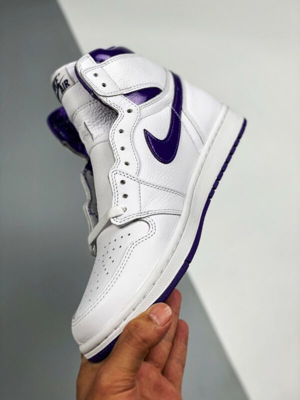 Air Jordan 1 High OG White Court Purple For Sale