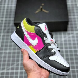 Air Jordan 1 Low Spray Paint Splatter CW5564-001 For Sale