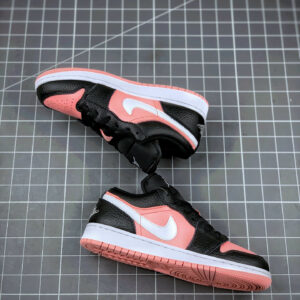 Air Jordan 1 Low Dark Smoke Grey White-Pink Quartz For Sale