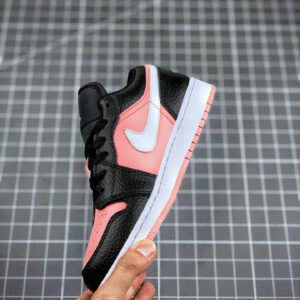 Air Jordan 1 Low Dark Smoke Grey White-Pink Quartz For Sale