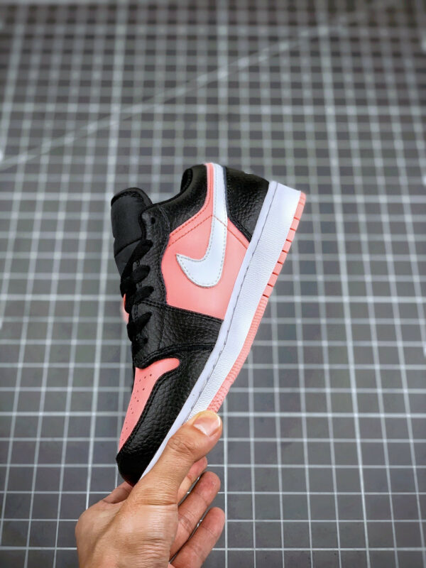 Air Jordan 1 Low Dark Smoke Grey White-Pink Quartz For Sale