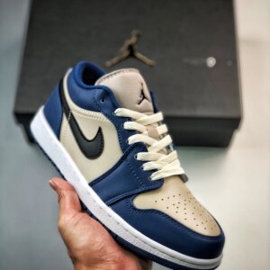 Air Jordan 1 Low Georgetown Navy Grey DC0774-402 For Sale