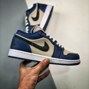 Air Jordan 1 Low Georgetown Navy Grey DC0774-402 For Sale