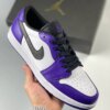 Air Jordan 1 Low Golf White Court Purple-University Red-Black For Sale