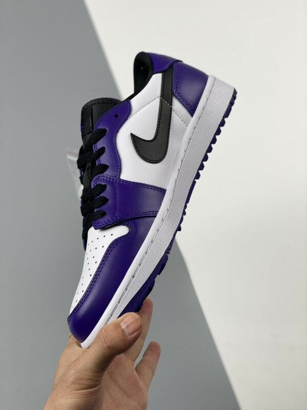 Air Jordan 1 Low Golf White Court Purple-University Red-Black For Sale