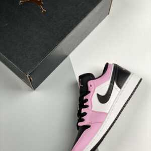 Air Jordan 1 Low Light Arctic Pink Black White For Sale