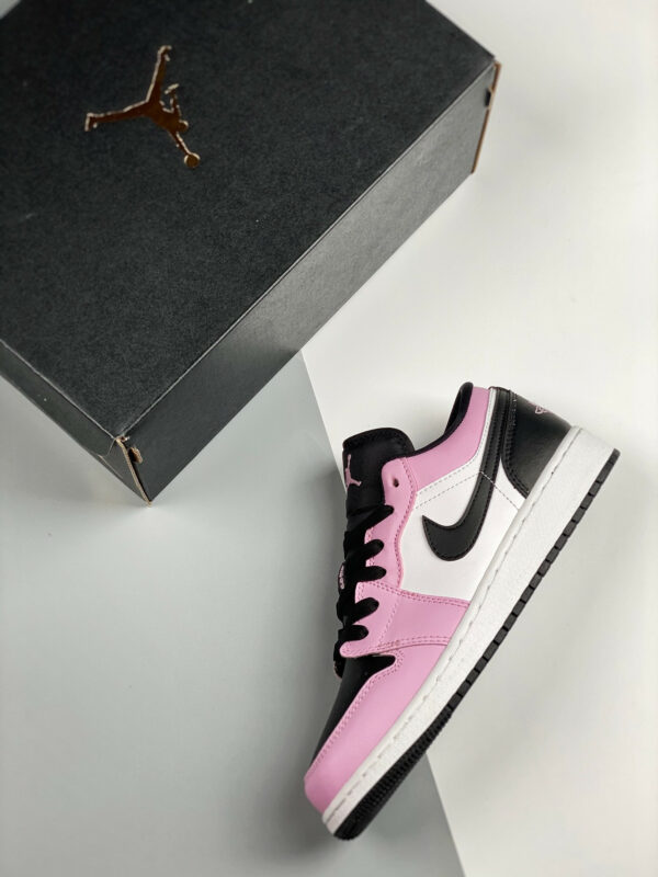 Air Jordan 1 Low Light Arctic Pink Black White For Sale