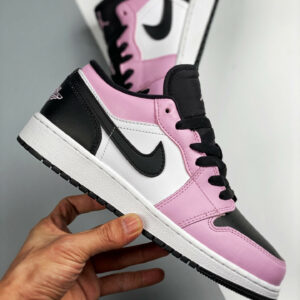 Air Jordan 1 Low Light Arctic Pink Black White For Sale