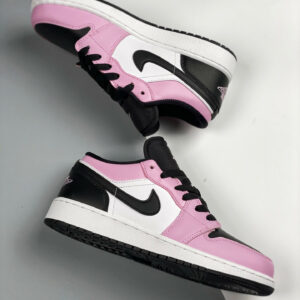 Air Jordan 1 Low Light Arctic Pink Black White For Sale