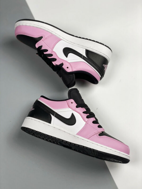 Air Jordan 1 Low Light Arctic Pink Black White For Sale