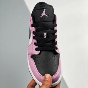 Air Jordan 1 Low Light Arctic Pink Black White For Sale