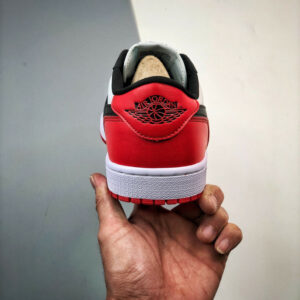 Air Jordan 1 Low OG Black Toe White Black-Varsity Red CZ0790-106 For Sale