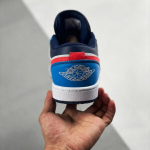 Air Jordan 1 Low White Blue Crimson For Sale