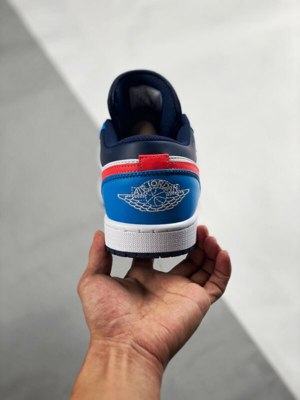 Air Jordan 1 Low White Blue Crimson For Sale