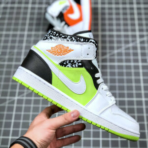 Air Jordan 1 Low White Orange Volt 554725-870 For Sale