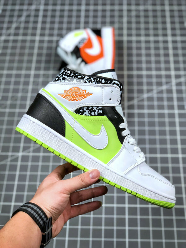 Air Jordan 1 Low White Orange Volt 554725-870 For Sale