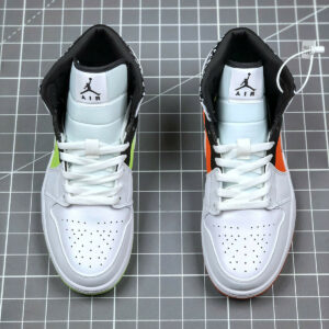 Air Jordan 1 Low White Orange Volt 554725-870 For Sale