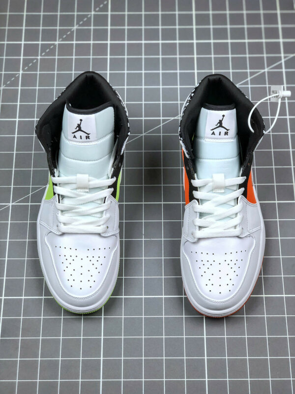 Air Jordan 1 Low White Orange Volt 554725-870 For Sale