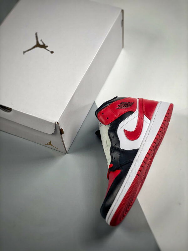 Air Jordan 1 Mid Bred Toe BQ6472-079 For Sale