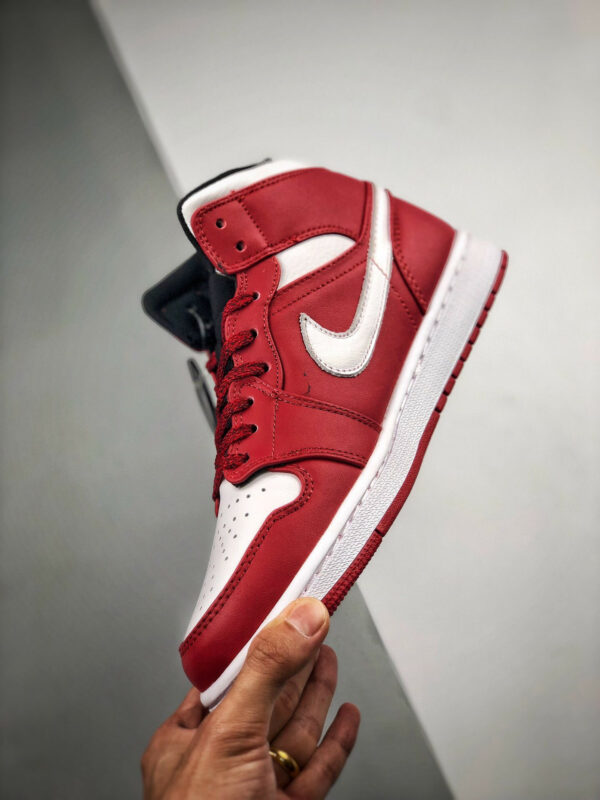 Air Jordan 1 Mid Chicago Gym RedWhite