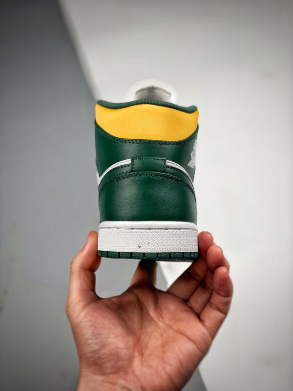 Air Jordan 1 Mid Seattle Supersonics Green Yellow For Sale