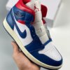 Air Jordan 1 Mid French Blue Blue WhiteRed BQ6472-146