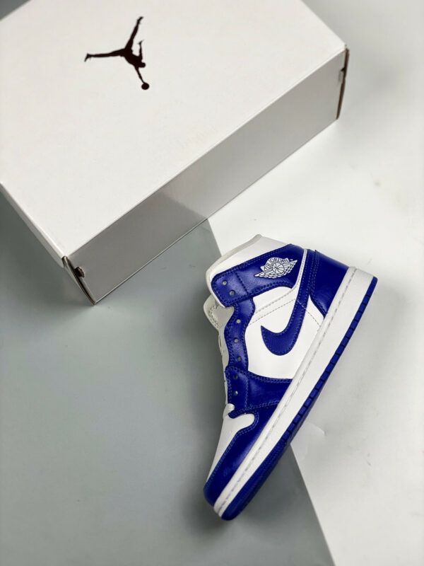 Air Jordan 1 Mid Kentucky White Hyper Royal BQ6472-104 For Sale