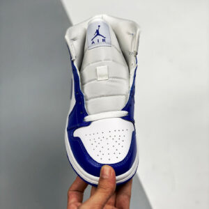 Air Jordan 1 Mid Kentucky White Hyper Royal BQ6472-104 For Sale