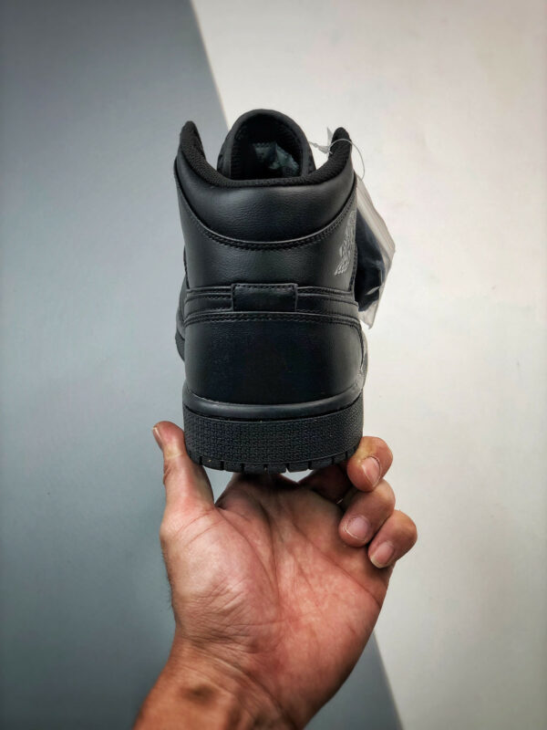 Air Jordan 1 Mid Triple Black 554724-093 For Sale